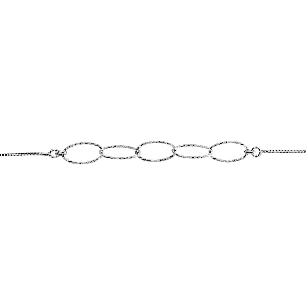 Bracelet Bulle Argent Blanc - Bracelets chaînes Femme | Marc Orian