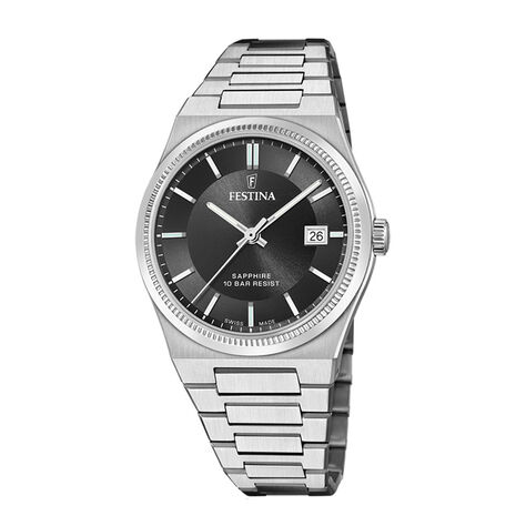 Montre Festina Swiss Made Noir - Montres classiques Homme | Marc Orian