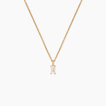Collier Isobel Plaqu&eacute; Or Jaune Oxyde De Zirconium - Colliers avec pierres Femme | Marc Orian