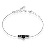 Bracelet Elisane Argent Blanc Pierre De Synthese - Bracelets fantaisie Femme | Marc Orian