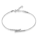 Bracelet Shirley Argent Blanc Oxyde De Zirconium - Bracelets fantaisie Femme | Marc Orian
