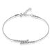 Bracelet Shirley Argent Blanc Oxyde De Zirconium - Bracelets chaînes Femme | Marc Orian