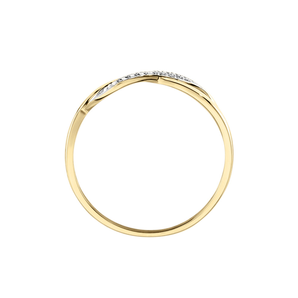Bague Smina Or Jaune Diamant - Parures de mariage Femme | Marc Orian