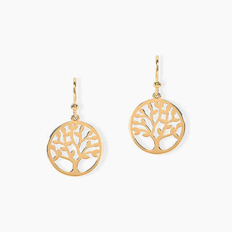 Boucles D'oreilles Pendantes Plaqu&eacute; Or Laora - Pendantes Femme | Marc Orian