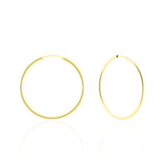 Créoles Valencina Or Jaune - Boucles d'oreilles Créoles Femme | Marc Orian