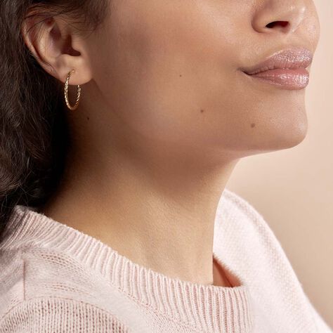 Créoles Bartimee Or Jaune - Boucles d'oreilles Créoles Femme | Marc Orian