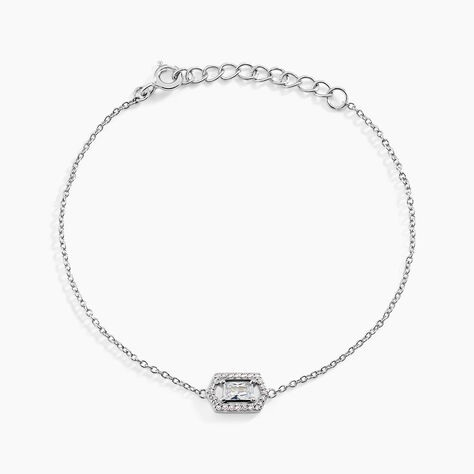 Bracelet Gia Argent Blanc Oxyde De Zirconium - Bracelets fantaisie Femme | Marc Orian