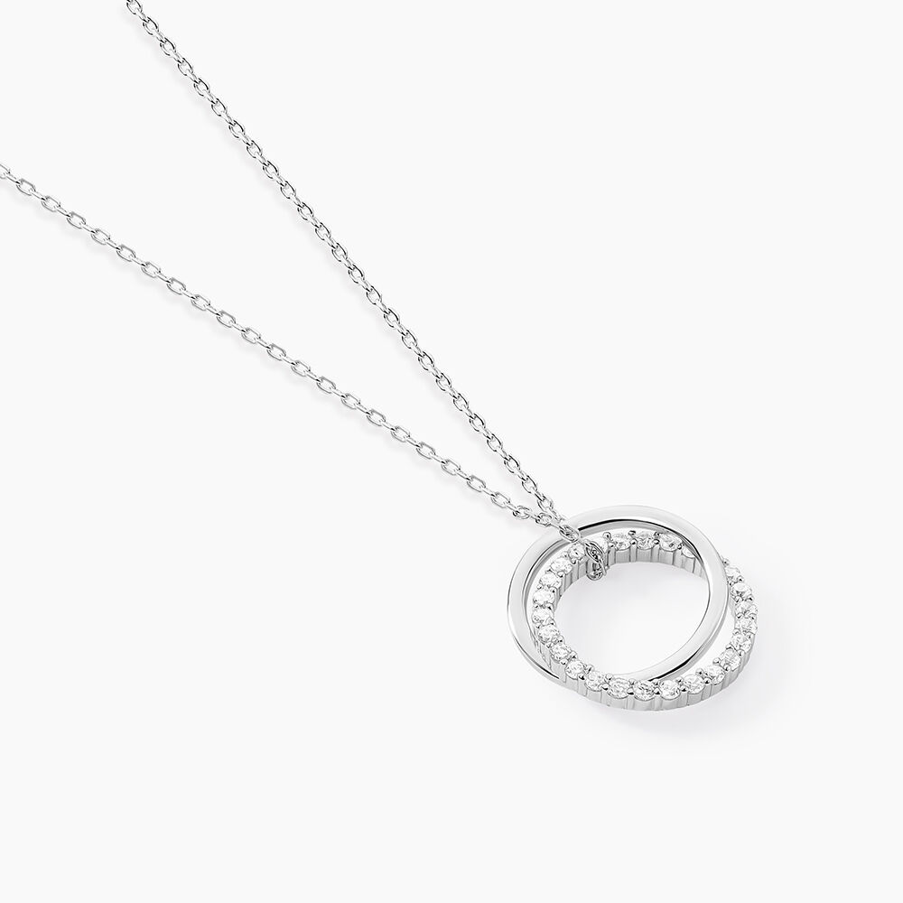 Collier Argent Blanc Circus Oxyde De Zirconium Maille - Colliers avec pierres Femme | Marc Orian
