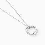 Collier Argent Blanc Circus Oxyde De Zirconium Maille - Colliers avec pierres Femme | Marc Orian