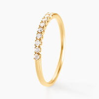 Alliance Hera Or Jaune Diamant