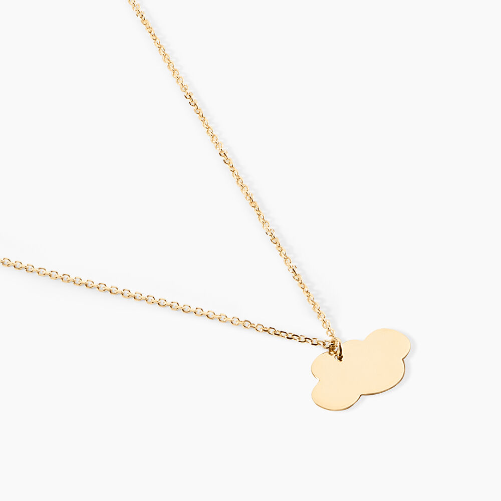 Collier Helenia Nuage Gravable Or Jaune - Colliers ete Enfant | Marc Orian