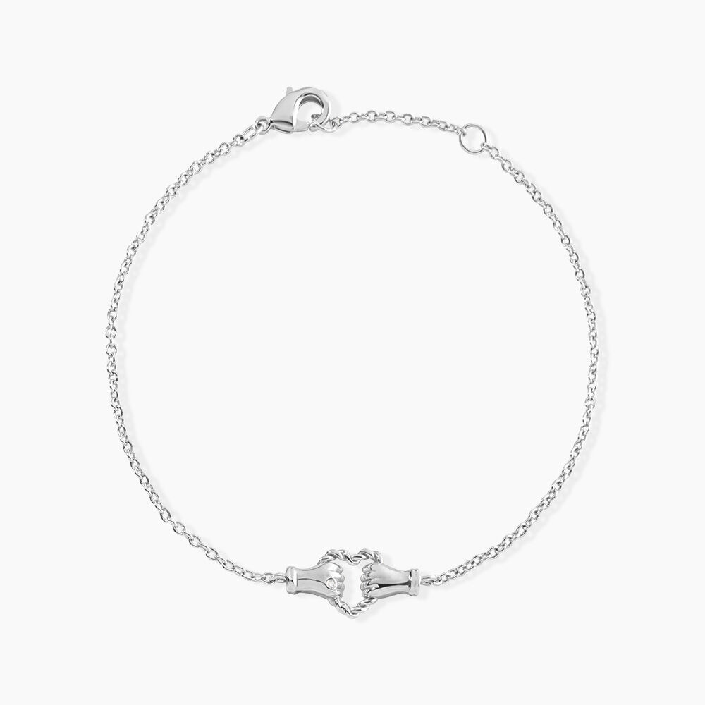 Bracelet Mystic Argent Blanc Oxyde De Zirconium - Bracelets fantaisie Femme | Marc Orian