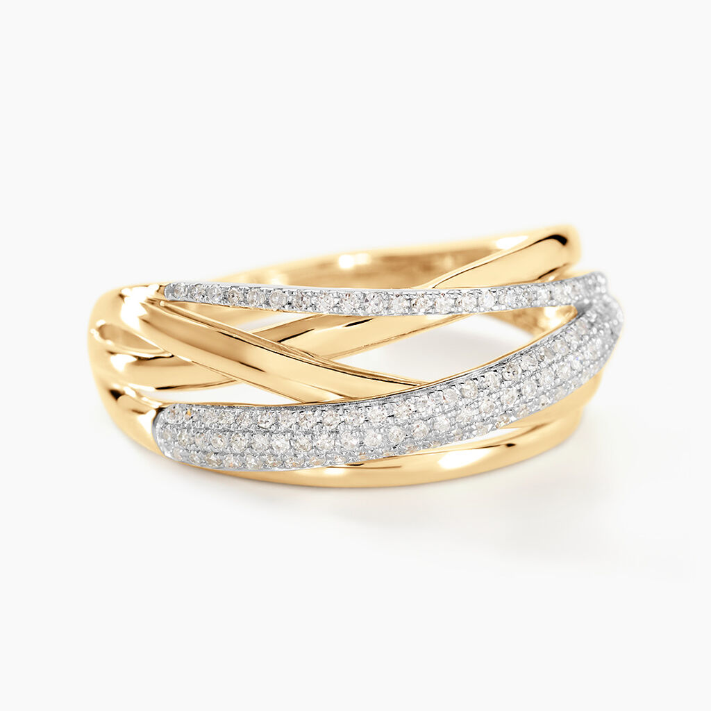 Bague Elodea Or Jaune Diamant - Bagues Femme | Marc Orian