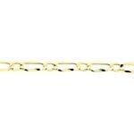 Bracelet Ophelio Maille Alternee 1/1 Or Jaune - Bracelets mailles Homme | Marc Orian
