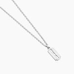 Collier Loan Argent Blanc - Colliers fantaisie Homme | Marc Orian