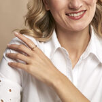 Bague Erma Plaqu&eacute; Or Dor&eacute; Oxyde De Zirconium - Bijoux fantaisie Femme | Marc Orian