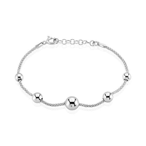 Bracelet Catarina Argent Blanc - Bracelets chaînes Femme | Marc Orian