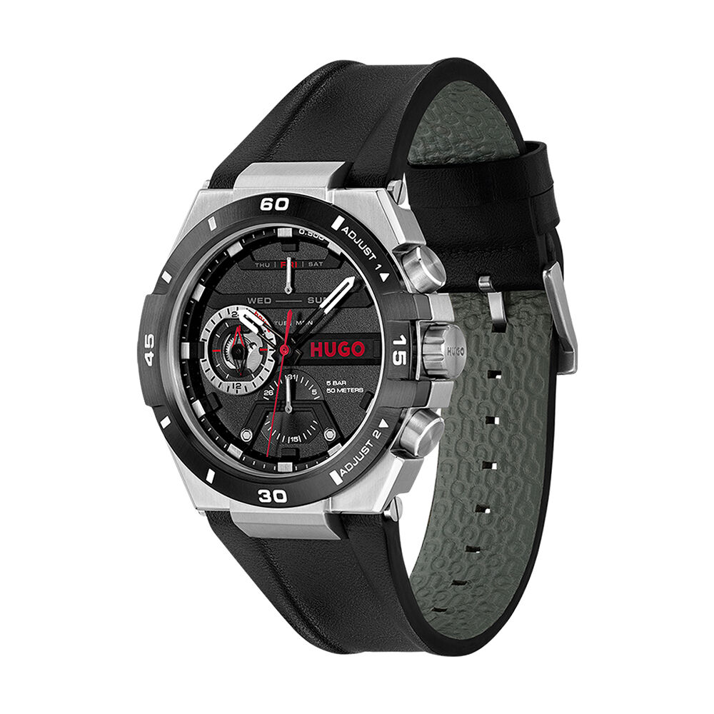 Montre Hugo Wild Noir - Montres étanches Homme | Marc Orian