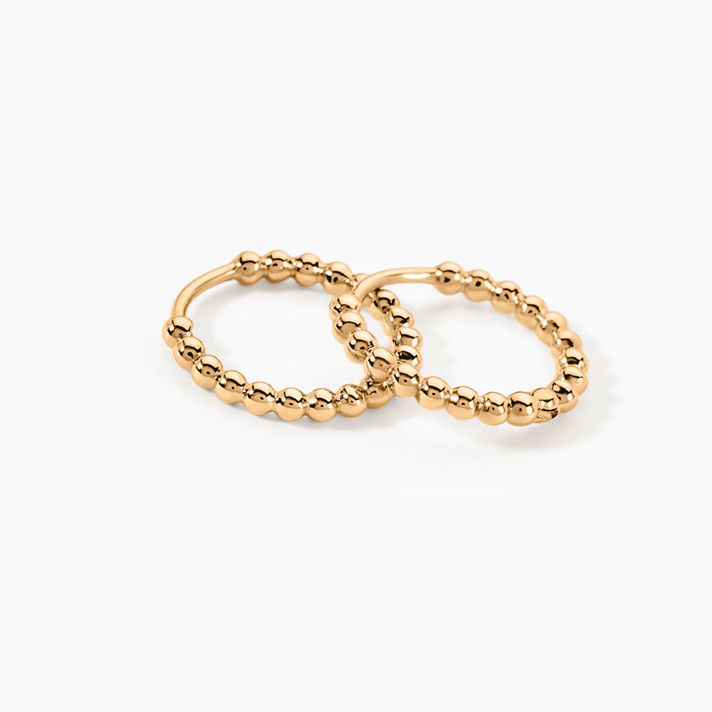 Cr&eacute;oles Tiganne Plaqu&eacute; Or Jaune - Cr&eacute;oles Femme | Marc Orian