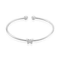 Bracelet Jonc Cadfan Argent Oxyde - Bracelets chaînes Femme | Marc Orian