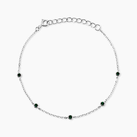 Bracelet Thesee Argent Blanc Spinelle - Bracelets fantaisie Femme | Marc Orian