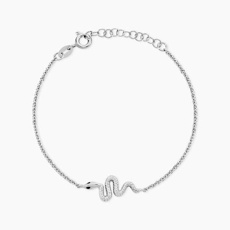 Bracelet Yoshie Argent Blanc - Bracelets fantaisie Femme | Marc Orian