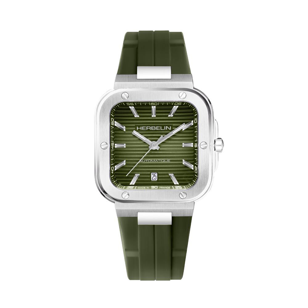 Montre Herbelin Cap Camarat Square Kaki - Montres automatiques Homme | Marc Orian