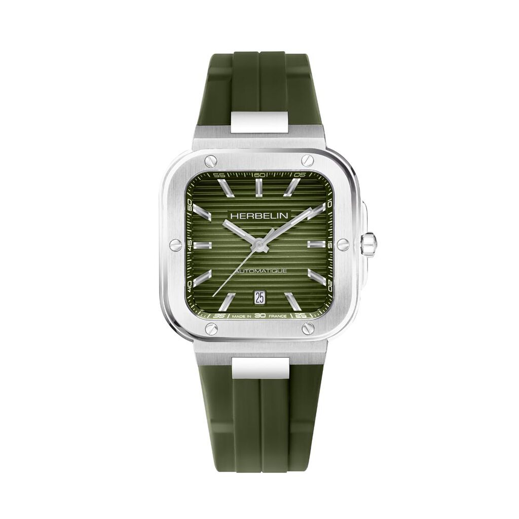 Montre Herbelin Cap Camarat Square Kaki - Montres automatiques Homme | Marc Orian
