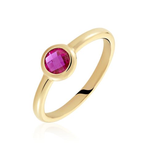 Bague Plaqué Or Leesa Oxyde De Zirconium - Bagues avec pierre Femme | Marc Orian