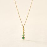 Collier Josephine Or Jaune Emeraude - Colliers avec pierres Femme | Marc Orian