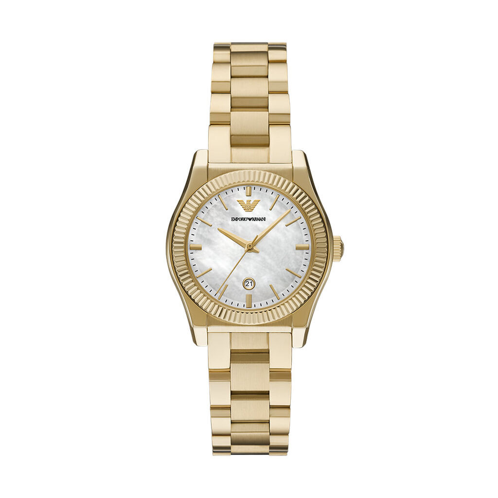 Montre Emporio Armani Nacre Blanche - Montres &eacute;tanches Femme | Marc Orian