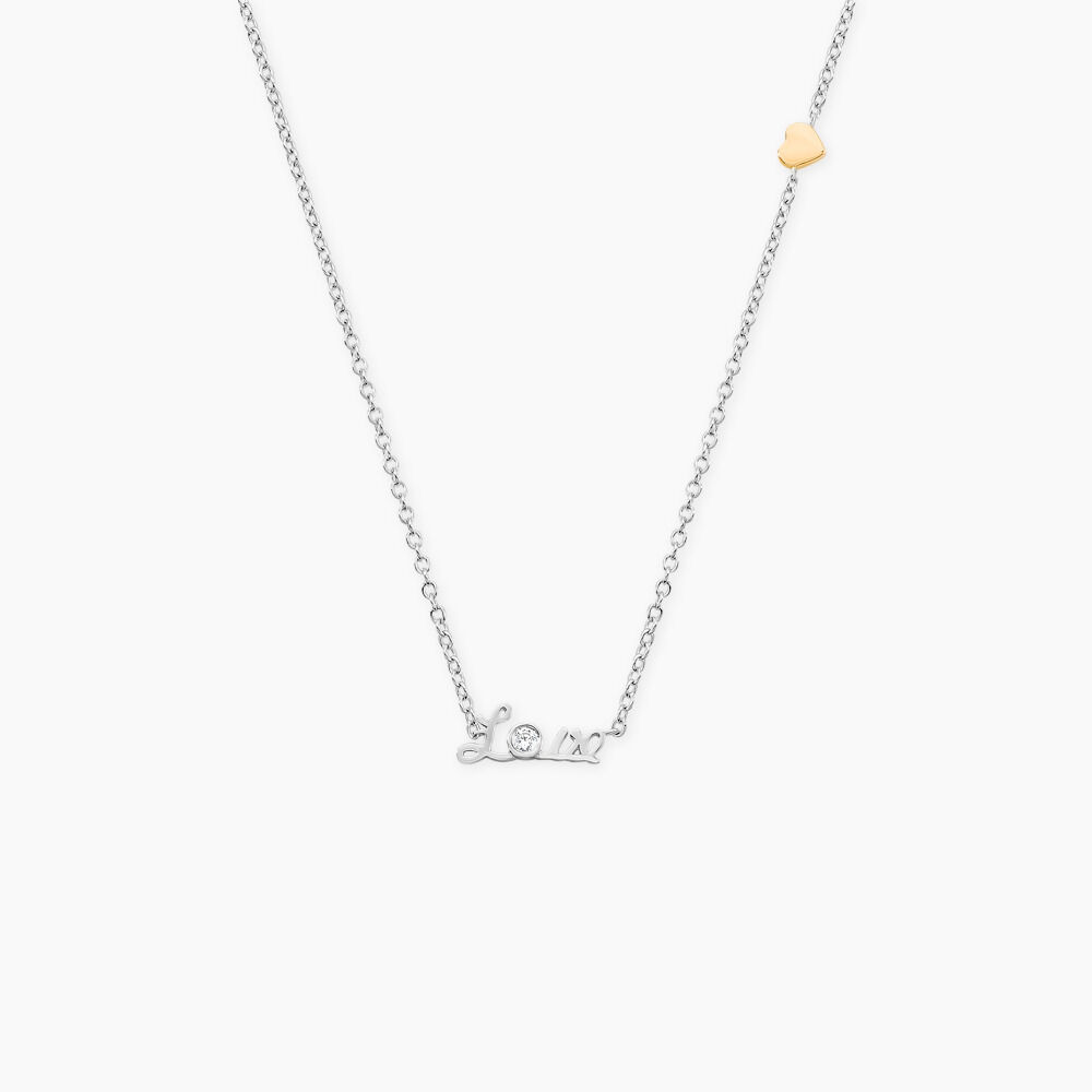 Collier Soana Or Jaune Argent Blanc Oxyde De Zirconium - Colliers avec pierres Femme | Marc Orian