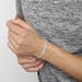 Bracelet Boss Alek Acier Blanc - Bracelets chaînes Homme | Marc Orian