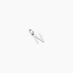 Pendentif Ionia Lettre Or Blanc - Pendentifs Famille | Marc Orian