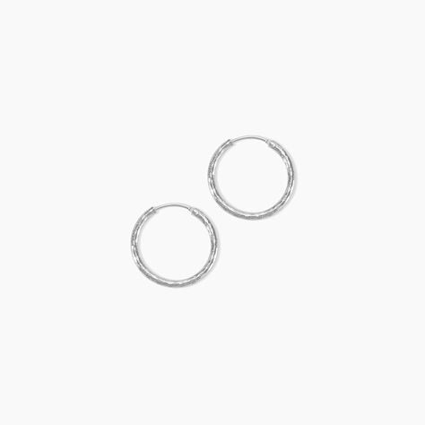 Cr&eacute;oles Argent Blanc Agathe - Cr&eacute;oles Femme | Marc Orian