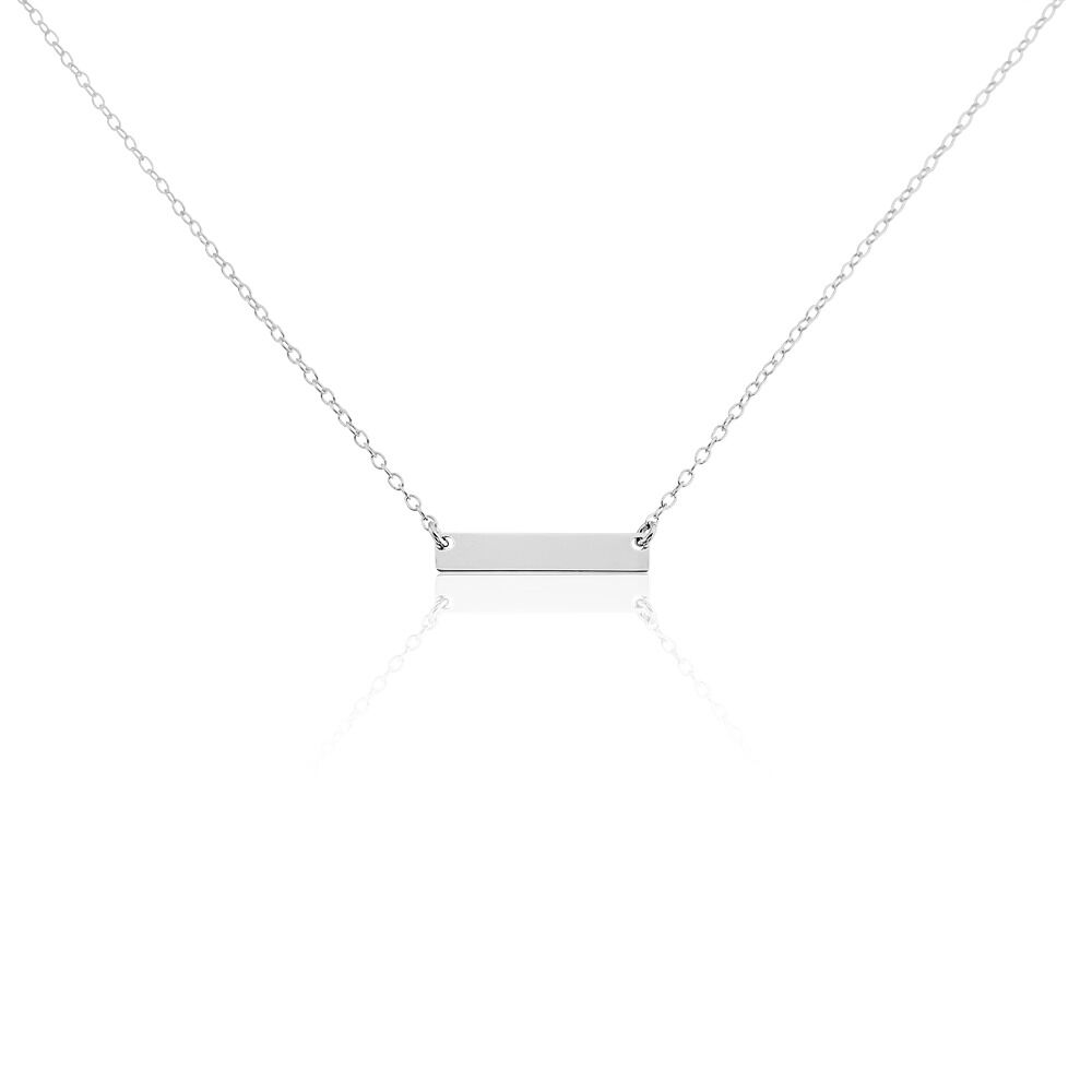 Collier Suzeanne Argent Blanc - Bijoux personnalisés Femme | Marc Orian