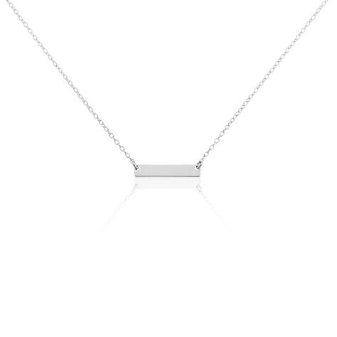 Collier Suzeanne Argent Blanc - Bijoux personnalisés Femme | Marc Orian