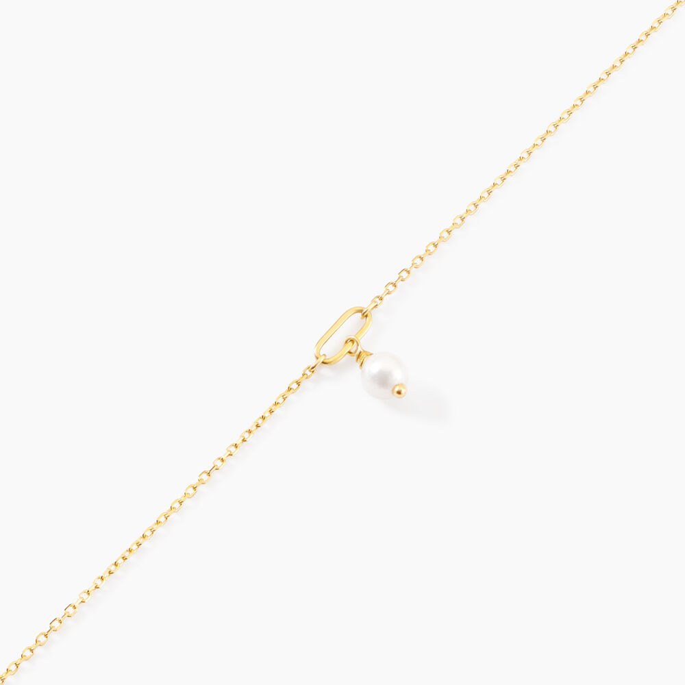 Bracelet Eusebios Or Jaune Perle De Culture - Bracelets cha&icirc;nes Femme | Marc Orian