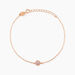 Bracelet Auxana Argent Rose Oxyde De Zirconium - Bracelets chaînes Femme | Marc Orian