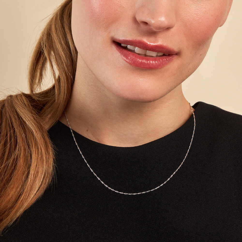 Collier Arletty Argent Blanc - Colliers Femme | Marc Orian