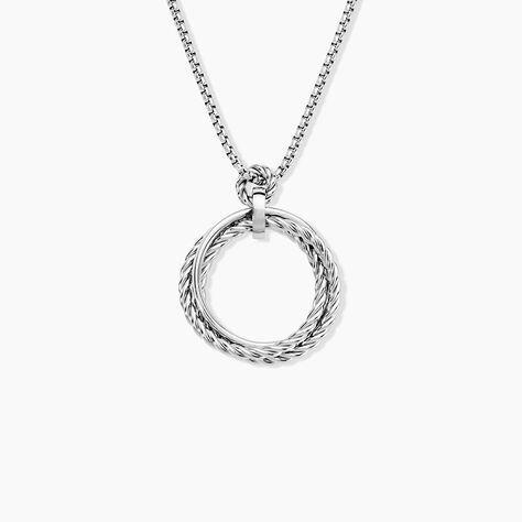 Collier Sautoir Acier Blanc Galaad - Sautoirs Femme | Marc Orian