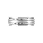 Bague Acier Blanc Jesper - Bijoux fantaisie Homme | Marc Orian