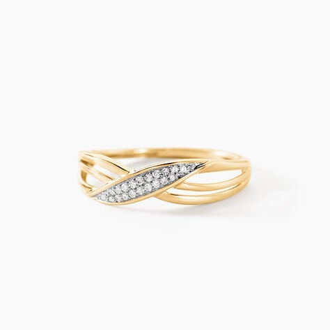 Bague Or Jaune Passane Diamants - Parures de mariage Femme | Marc Orian