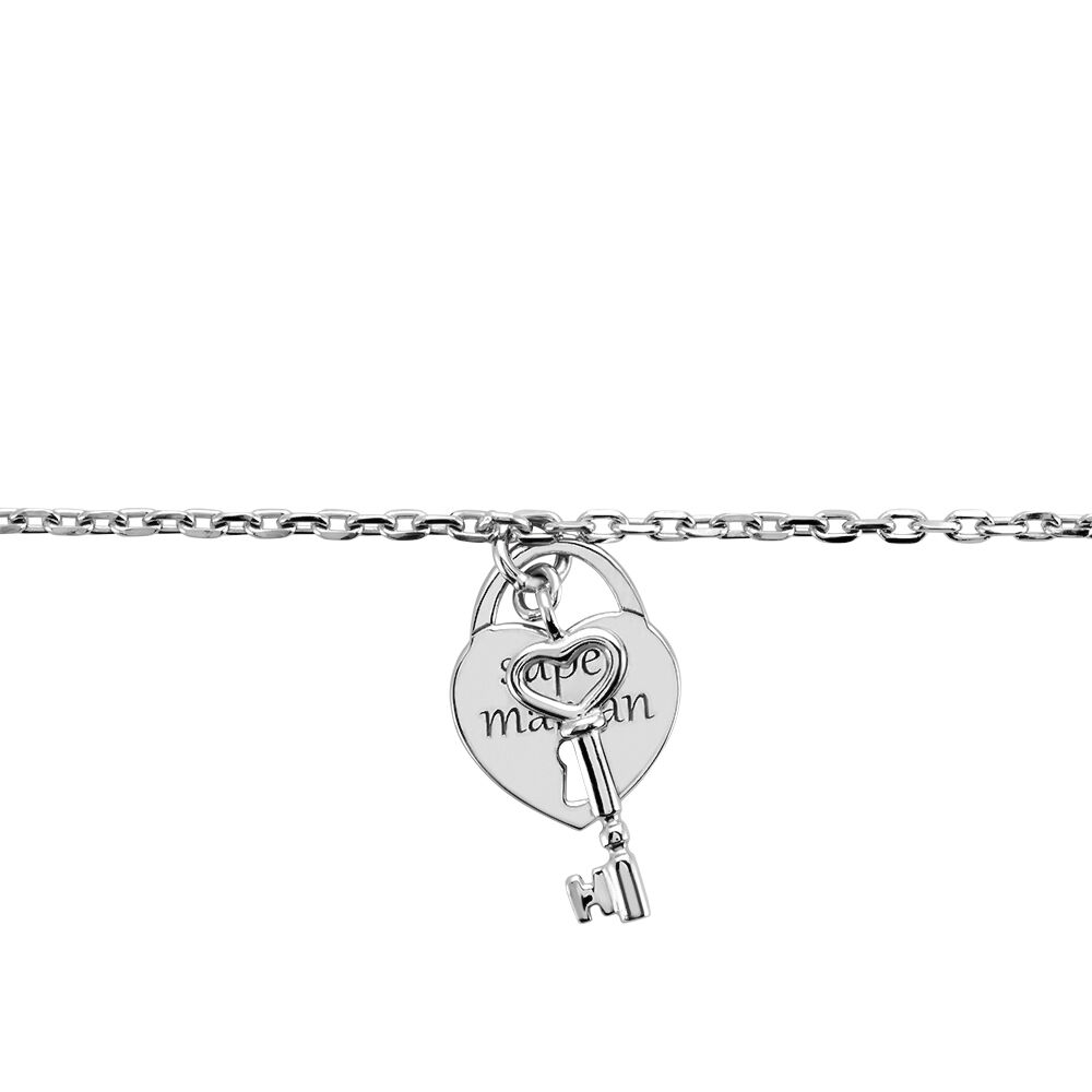 Bracelet Harta Argent Blanc - Bracelets fantaisie Femme | Marc Orian