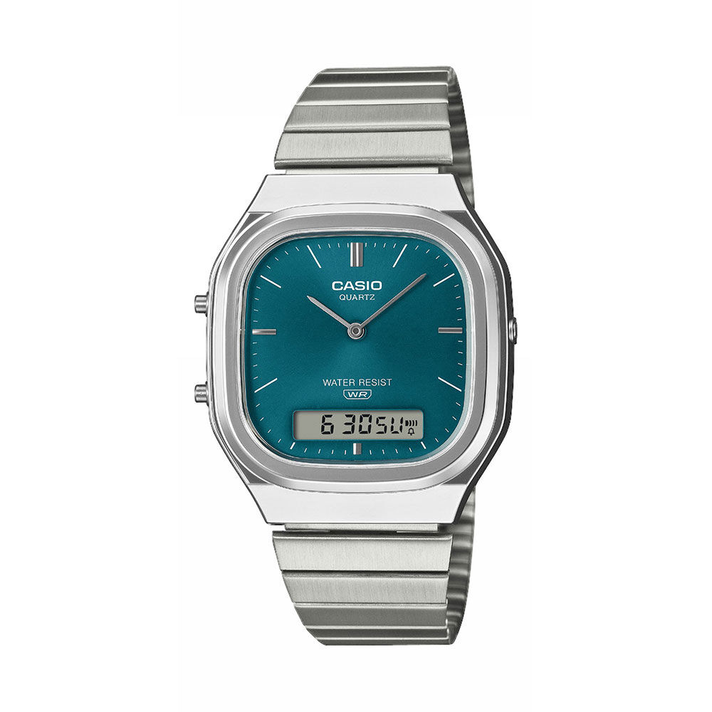 Montre Casio Collection Aq240 Vert - Montres date Unisex | Marc Orian