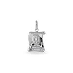 Pendentif Francille Argent Blanc - Bijoux personnalis&eacute;s Famille | Marc Orian