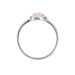 Bague Tao Argent Blanc Quartz - Bijoux fantaisie Femme | Marc Orian