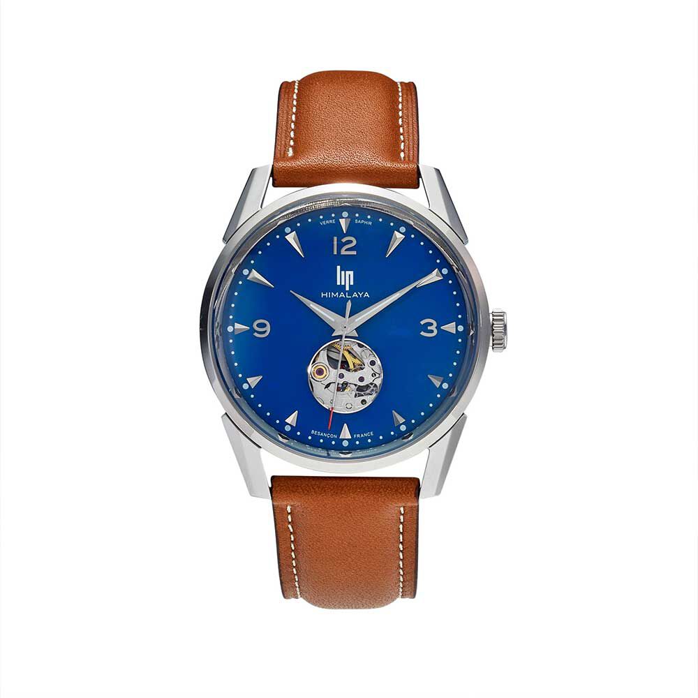 Montre Lip Himalaya C&oelig;ur Battant 40 Bleu - Montres automatiques Homme | Marc Orian