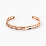 Bracelet Jonc Jessie Argent Rose Oxyde De Zirconium - Bracelets joncs Femme | Marc Orian