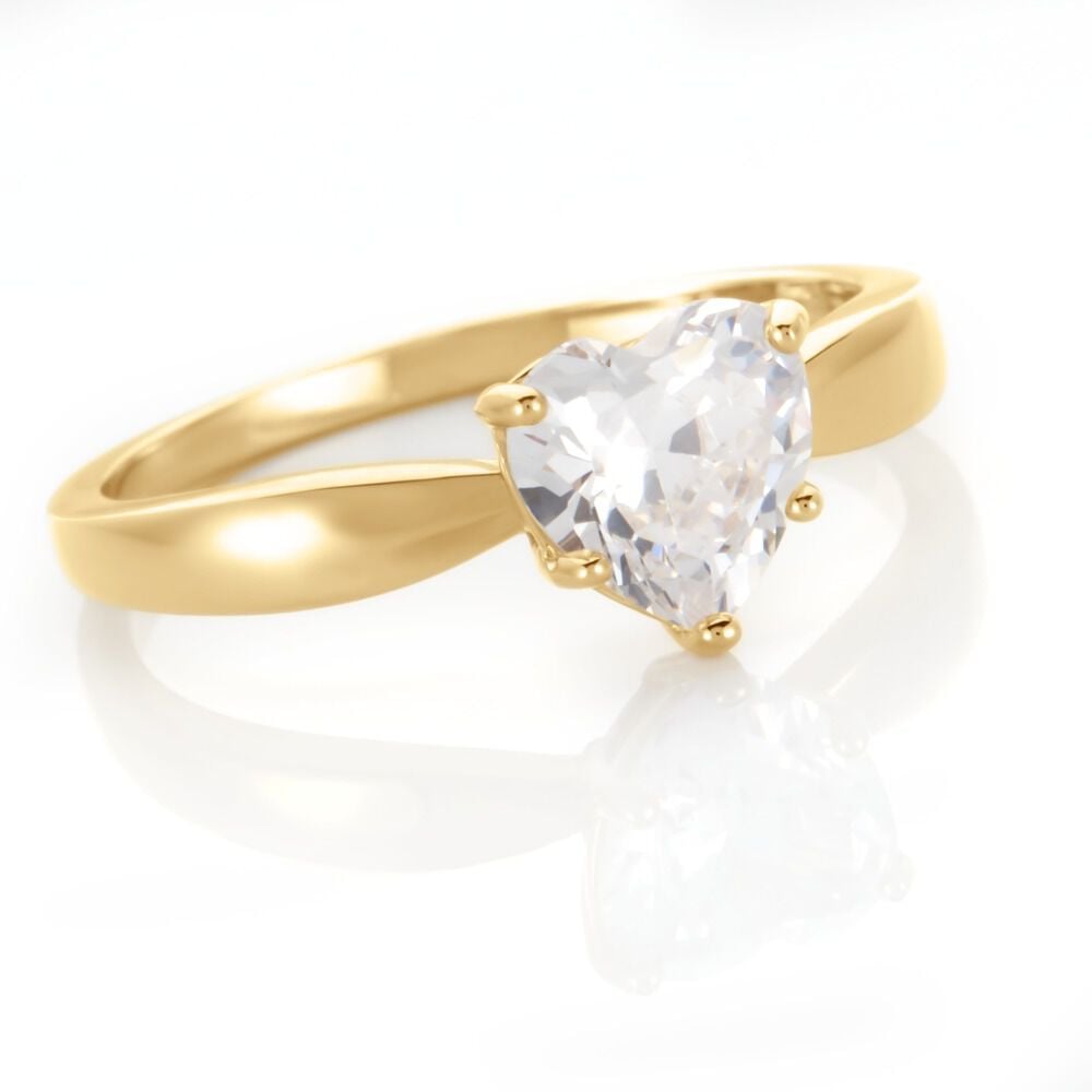 Bague Minos Plaqué Or Oxyde De Zirconium - Solitaires Femme | Marc Orian